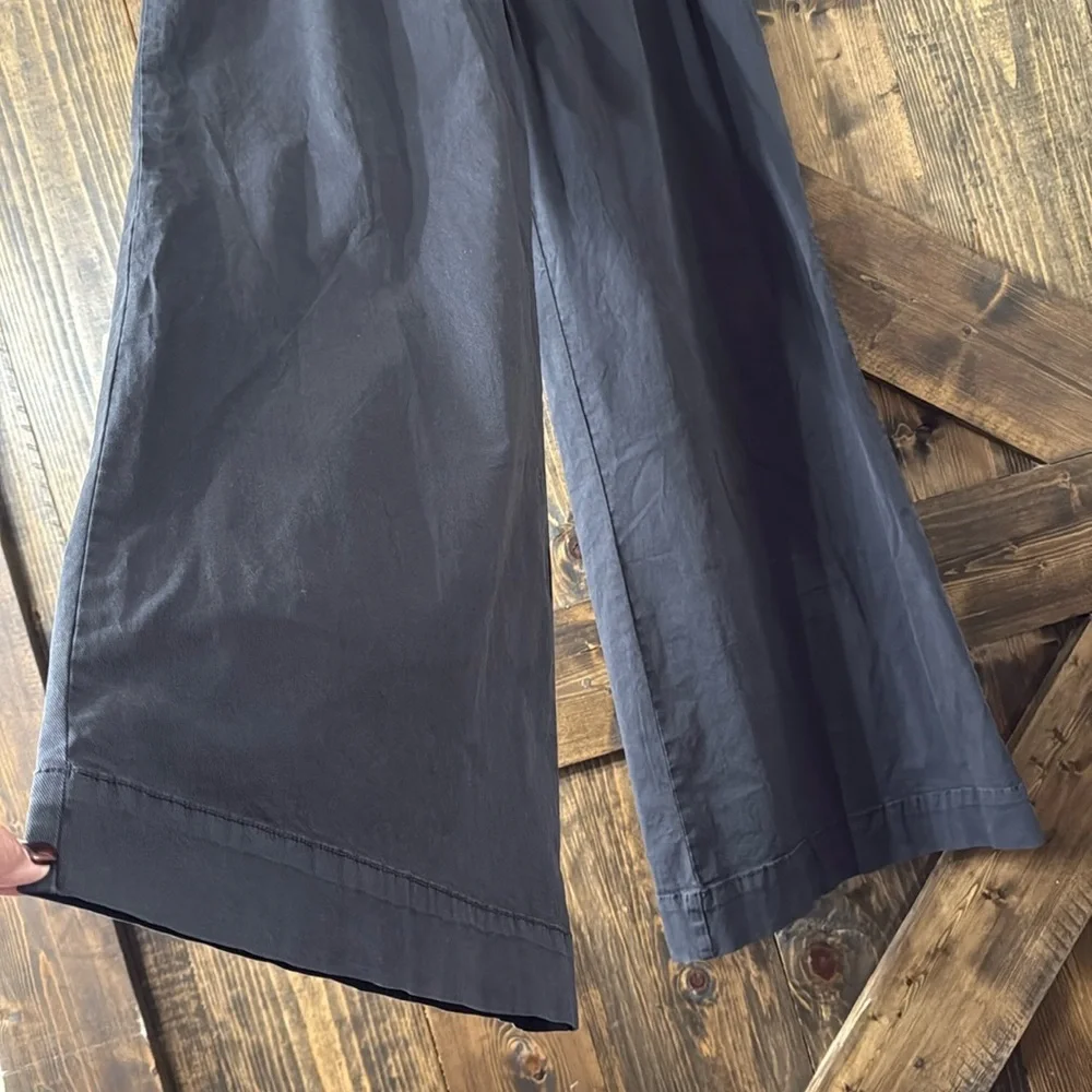 ANTHROPOLOGIE Wide-Leg Black Pants - Picture 5 of 8